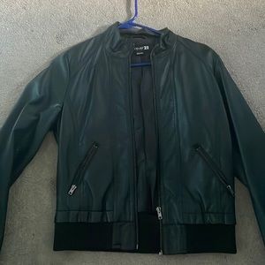 Forever 21 black leather jacket